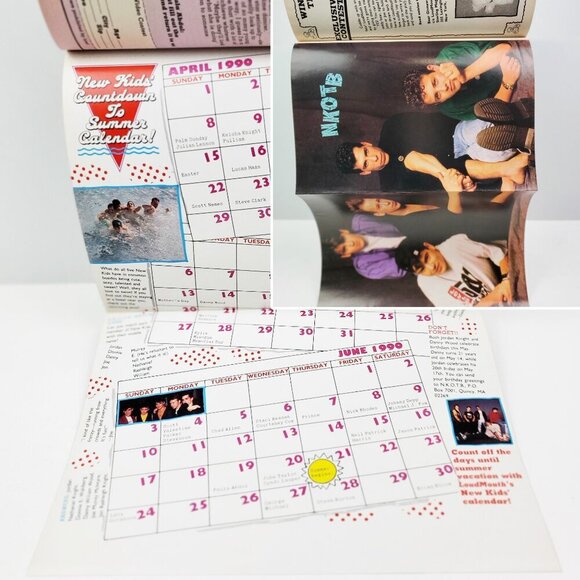 New Kids on Block Super Teen's Loud Mouth Magazine NKOTB 1990 Wear Unread Stock - Picture 3 of 13